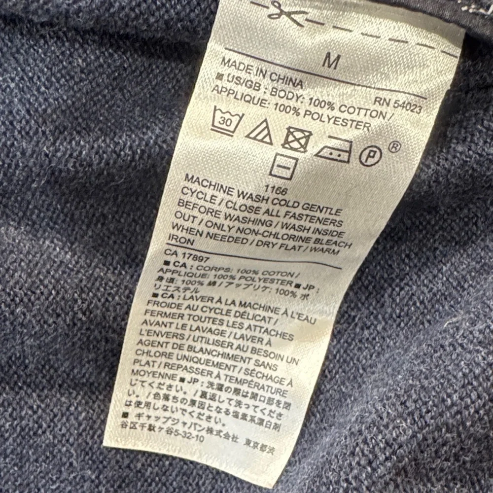 NWT Banana Republic Men's Blue Bomber Jacket Zip closure Size M